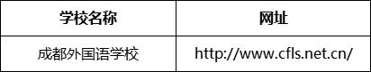 成都市成都外國(guó)語(yǔ)學(xué)校網(wǎng)址是什么？