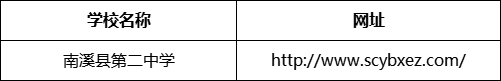 宜賓市南溪縣第二中學(xué)網(wǎng)址是什么？