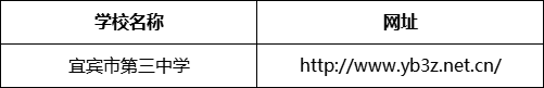宜賓市第三中學(xué)網(wǎng)址是什么？