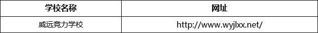 內(nèi)江市威遠競力學(xué)校網(wǎng)址是什么？