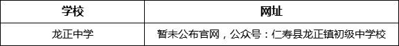 眉山市龍正中學網址是什么？