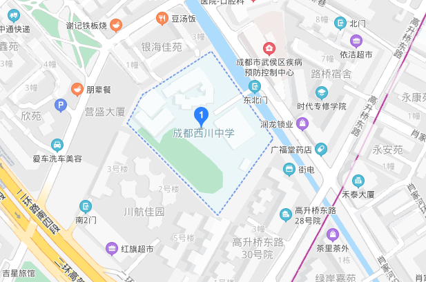 西川中學在哪里?